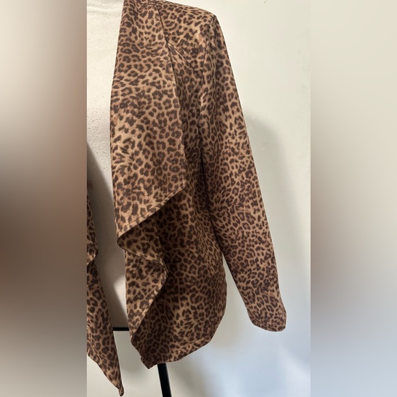 BB DAKOTA Animal print faux-suede Jacket Sz L - Picture 8 of 17